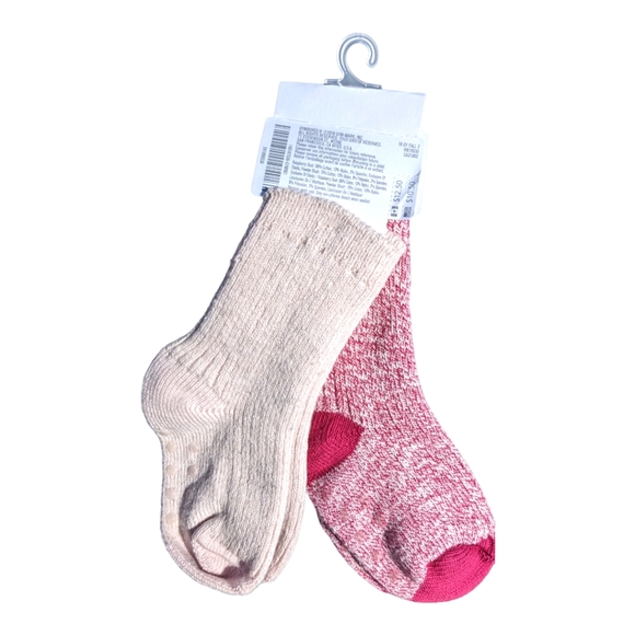 Gymboree Girls 12-24m Shoe size 5-6 Thick Red/Natural w/ Grips - Picture 2 of 4